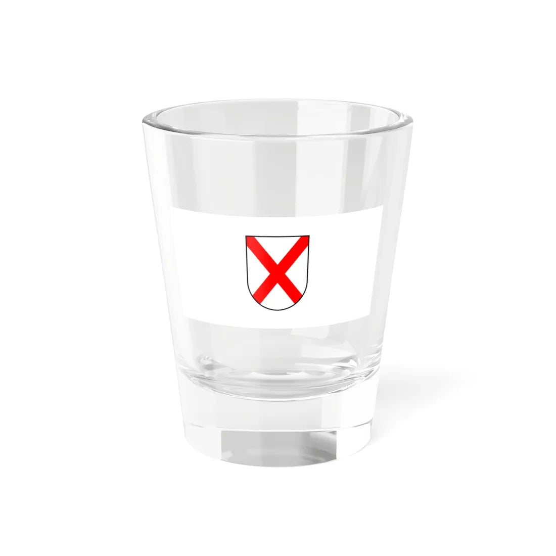 Zastava Novigrada (Croatia) Shot Glass 1.5oz 1.5oz - Go Mug Yourself