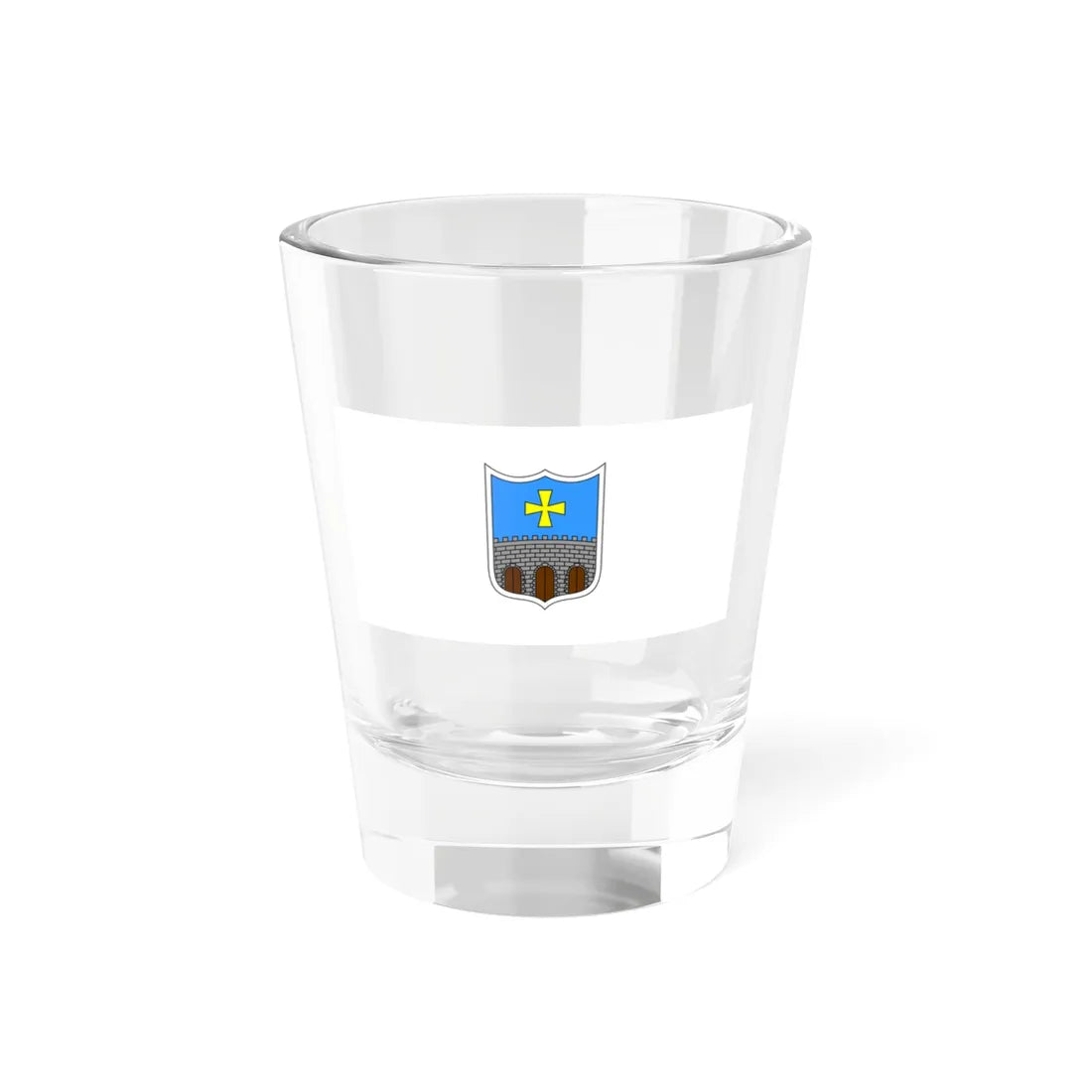 Zastava Oprtlja (Croatia) Shot Glass 1.5oz - Go Mug Yourself