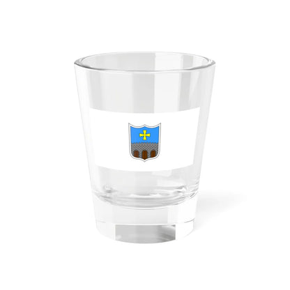 Zastava Oprtlja (Croatia) Shot Glass 1.5oz - Go Mug Yourself