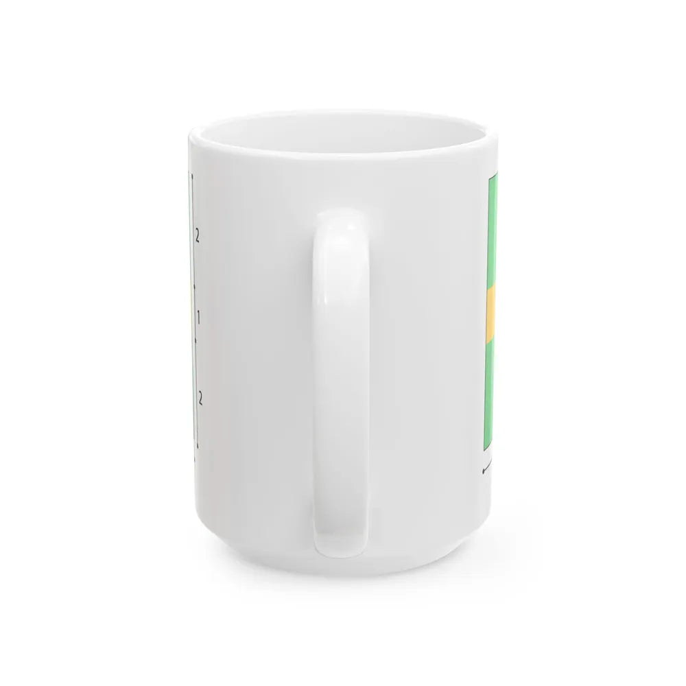 Zastava Pule konstrukcija (Croatia) White Coffee Mug - Go Mug Yourself
