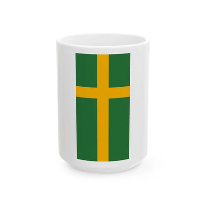 Zastava Pule okomita (Croatia) White Coffee Mug 15oz - Go Mug Yourself