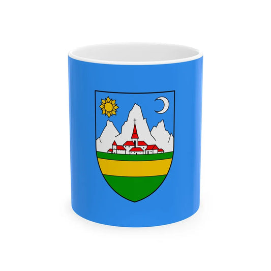 Zastava Ravne Gore (Croatia) White Coffee Mug 11oz - Go Mug Yourself