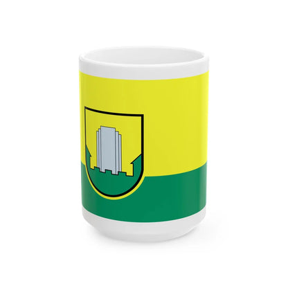 Zastava Velenja (Slovenia) White Coffee Mug 15oz - Go Mug Yourself
