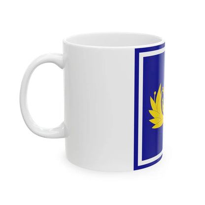 Zastava zapovjednika HRM (Croatia) White Coffee Mug - Go Mug Yourself
