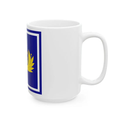 Zastava zapovjednika HRM (Croatia) White Coffee Mug - Go Mug Yourself