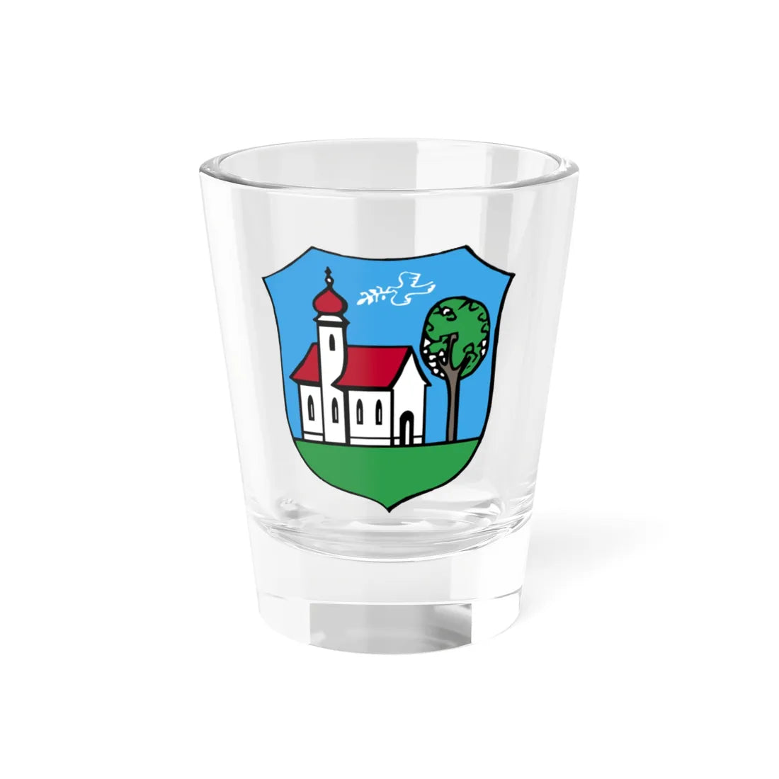 Zbraslav Praha-znak (Czech Republic) (Coat of Arms) Shot Glass 1.5oz 1.5oz - Go Mug Yourself