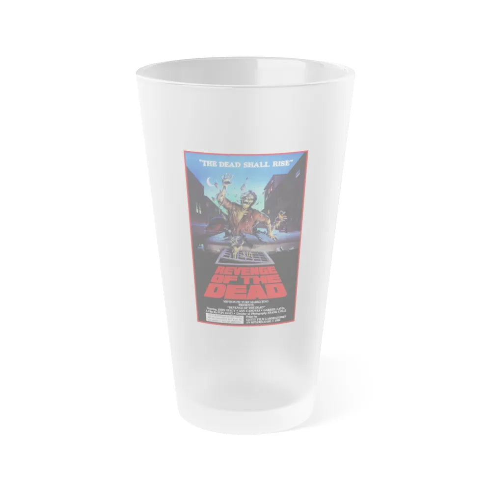 ZEDER (REVENGE OF THE DEAD) 1983 Movie Poster - Frosted Pint Glass 16oz-Go Mug Yourself