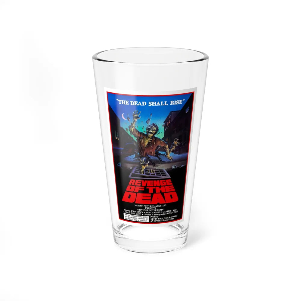 ZEDER (REVENGE OF THE DEAD) 1983 Movie Poster - Pint Glass 16oz-16oz-Go Mug Yourself