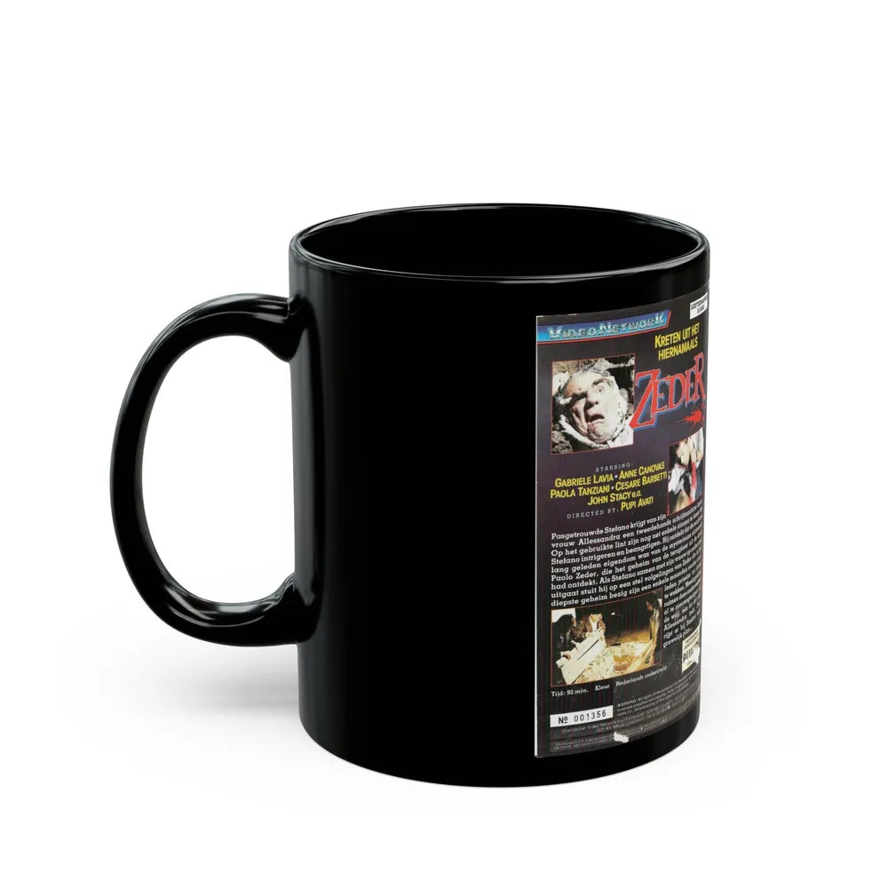 ZEDER (VHS COVER) - Black Coffee Mug-Go Mug Yourself