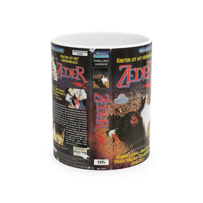 ZEDER (VHS COVER) - White Coffee Mug-11oz-Go Mug Yourself