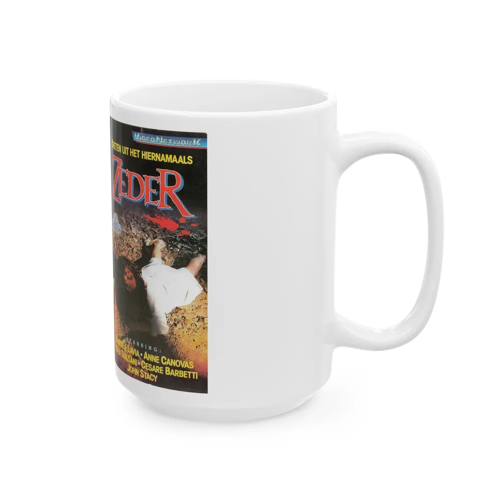 ZEDER (VHS COVER) - White Coffee Mug-Go Mug Yourself