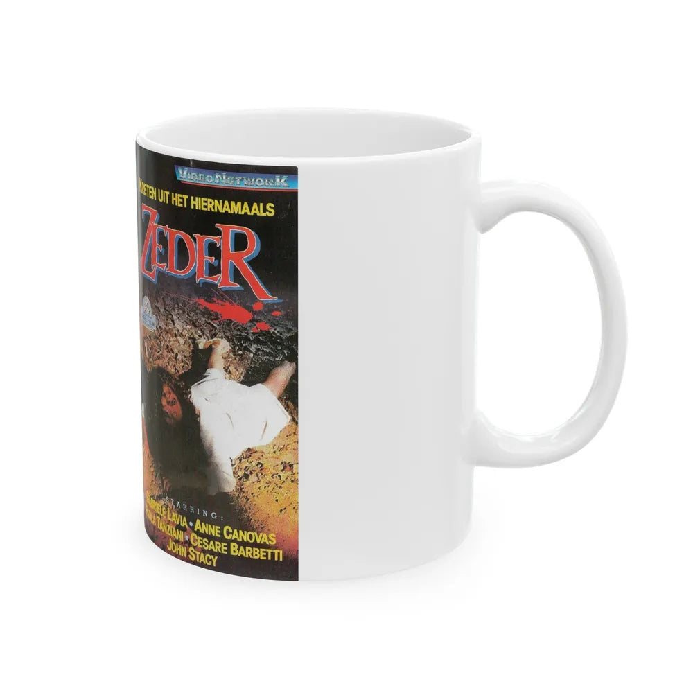 ZEDER (VHS COVER) - White Coffee Mug-Go Mug Yourself