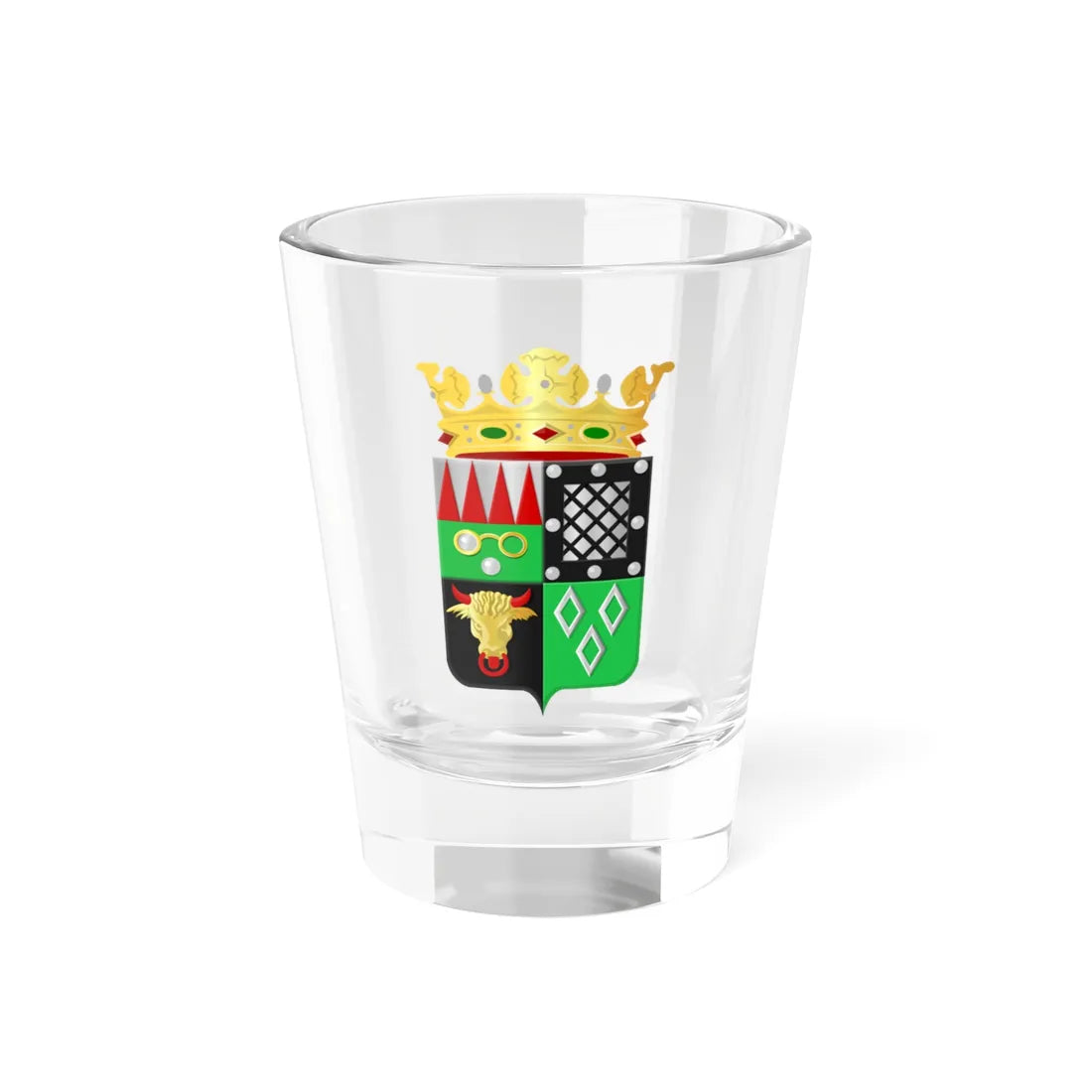 Zeevang wapen (Netherlands) (Coat of Arms) Shot Glass 1.5oz 1.5oz - Go Mug Yourself