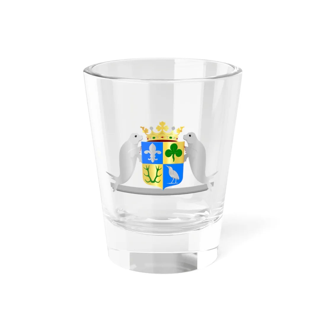 Zeewolde wapen (Netherlands) (Coat of Arms) Shot Glass 1.5oz 1.5oz - Go Mug Yourself