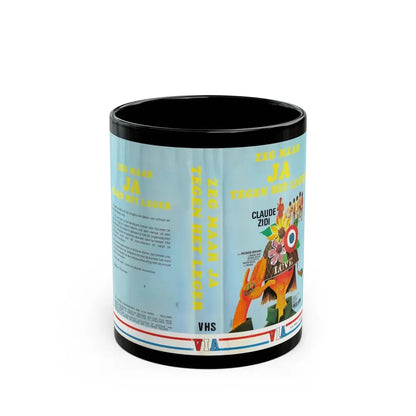 ZEG MAAR JA TEGEN HET LEGER (VHS COVER) - Black Coffee Mug 11oz - Go Mug Yourself