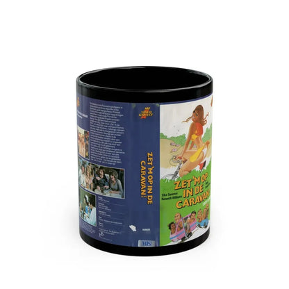 ZETM OP IN DE CARAVAN (VHS COVER) - Black Coffee Mug 11oz - Go Mug Yourself
