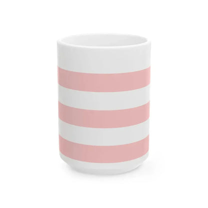 Ziano-di-Fiemme-Bandiera-storica (Italy) White Coffee Mug 15oz - Go Mug Yourself
