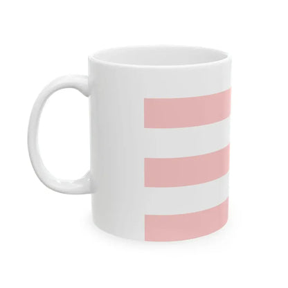 Ziano-di-Fiemme-Bandiera-storica (Italy) White Coffee Mug - Go Mug Yourself