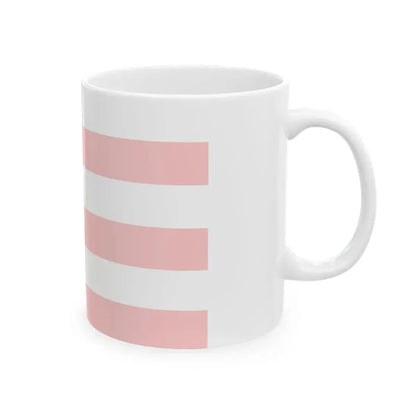 Ziano-di-Fiemme-Bandiera-storica (Italy) White Coffee Mug - Go Mug Yourself