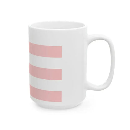 Ziano-di-Fiemme-Bandiera-storica (Italy) White Coffee Mug - Go Mug Yourself