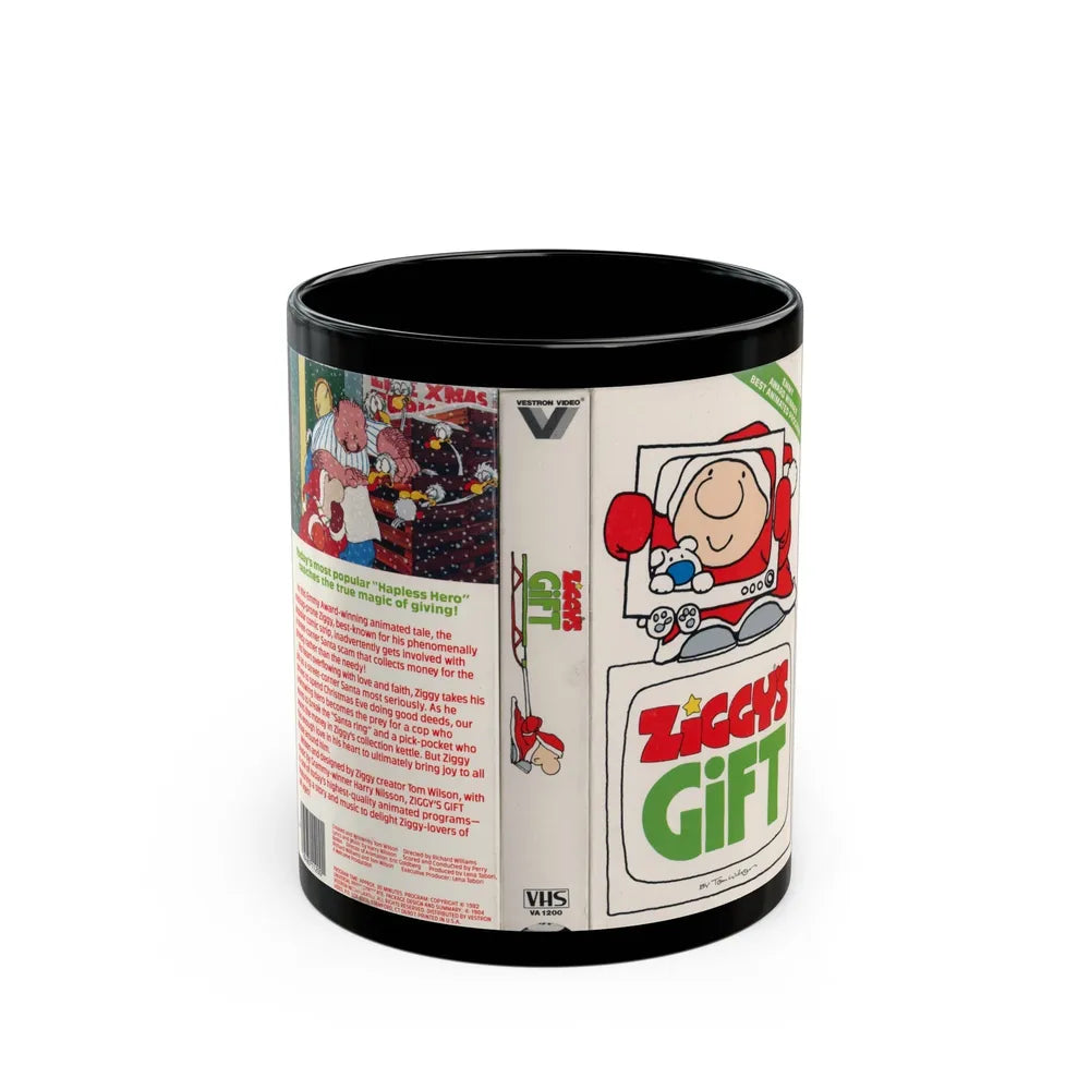 ZIGGYS GIFT (VHS COVER) - Black Coffee Mug-11oz-Go Mug Yourself