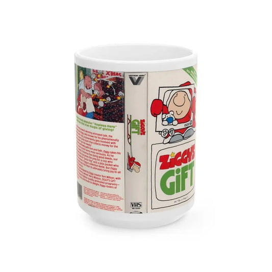 ZIGGYS GIFT (VHS COVER) - White Coffee Mug 15oz - Go Mug Yourself