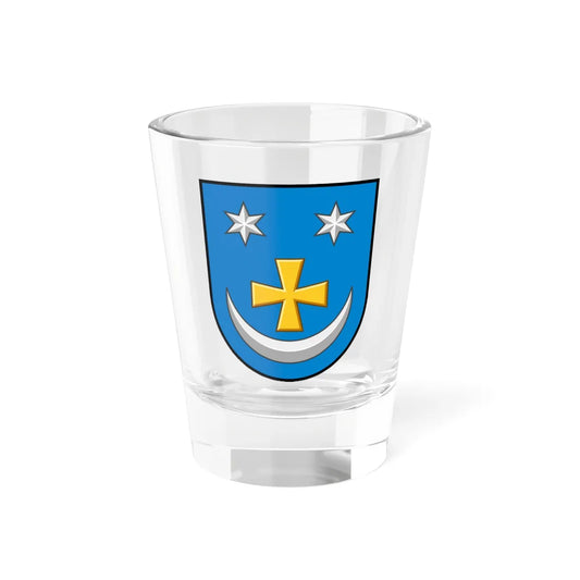 Zinkiv coat of arms escutcheon (Ukraine) (Coat of Arms) Shot Glass 1.5oz 1.5oz - Go Mug Yourself
