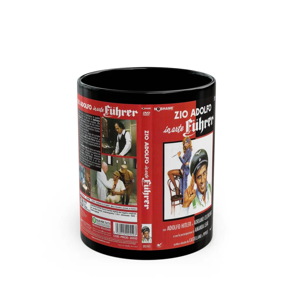 ZIO ADOLFO IN ARTE FUHRER (VHS COVER) - Black Coffee Mug-11oz-Go Mug Yourself