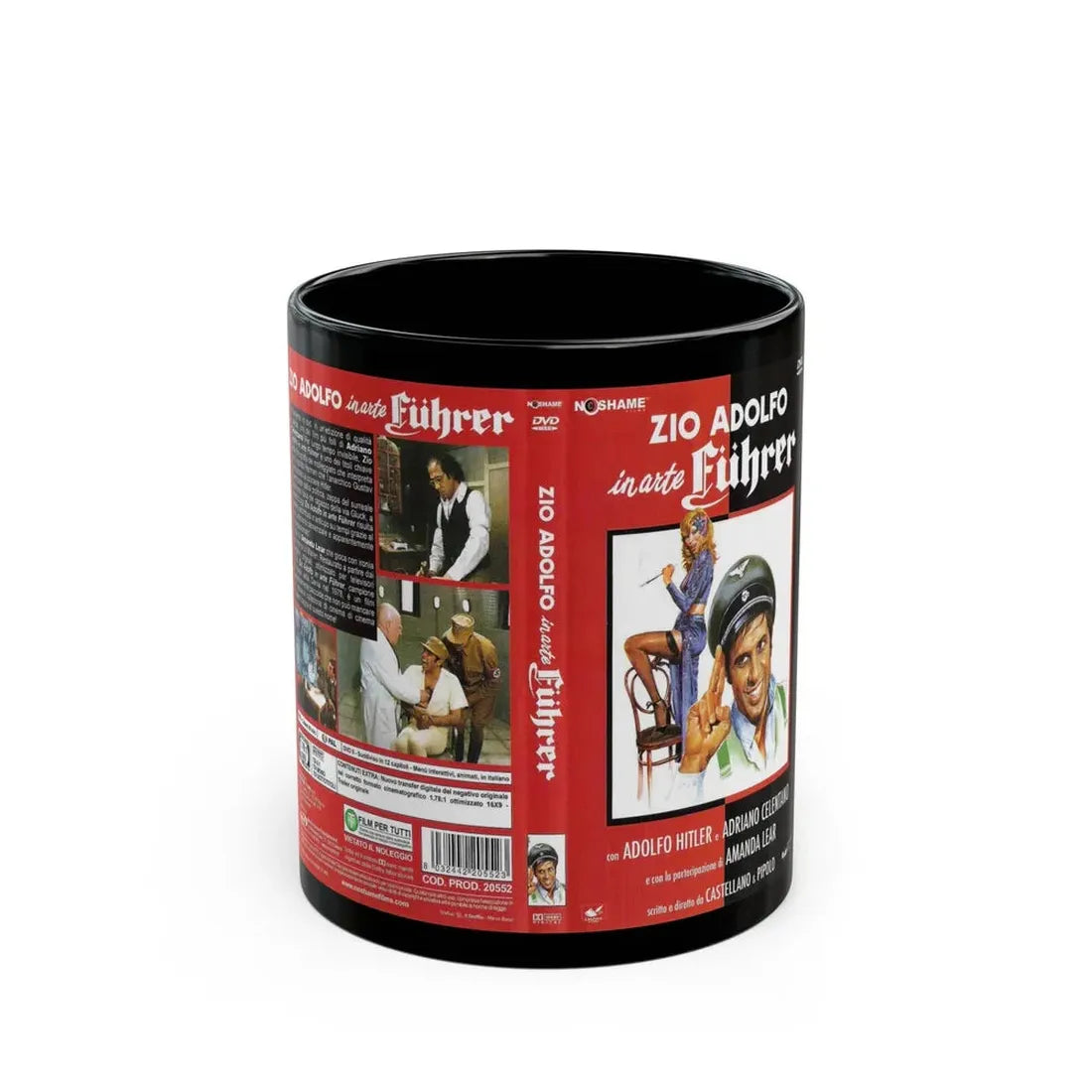 ZIO ADOLFO IN ARTE FUHRER (VHS COVER) - Black Coffee Mug 11oz - Go Mug Yourself