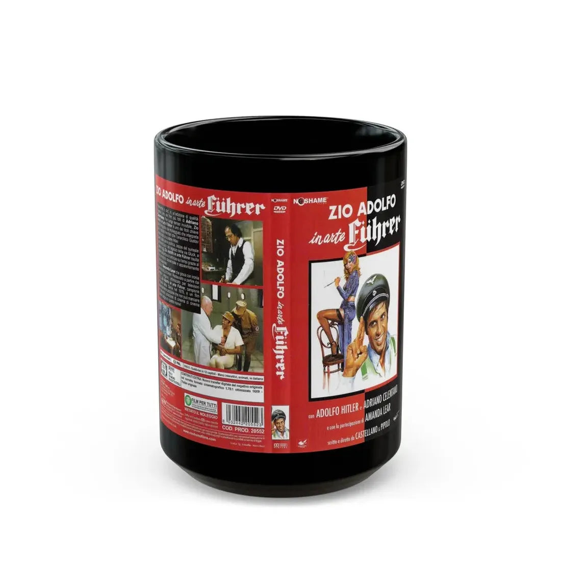 ZIO ADOLFO IN ARTE FUHRER (VHS COVER) - Black Coffee Mug 15oz - Go Mug Yourself