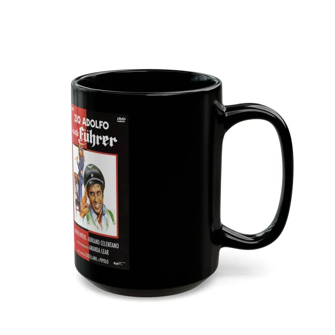 ZIO ADOLFO IN ARTE FUHRER (VHS COVER) - Black Coffee Mug - Go Mug Yourself