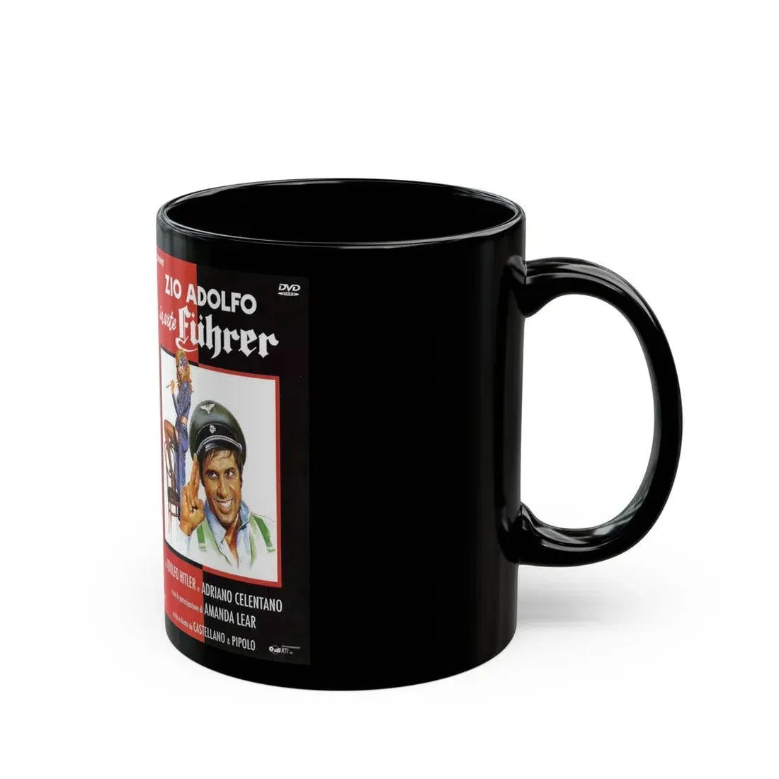 ZIO ADOLFO IN ARTE FUHRER (VHS COVER) - Black Coffee Mug - Go Mug Yourself