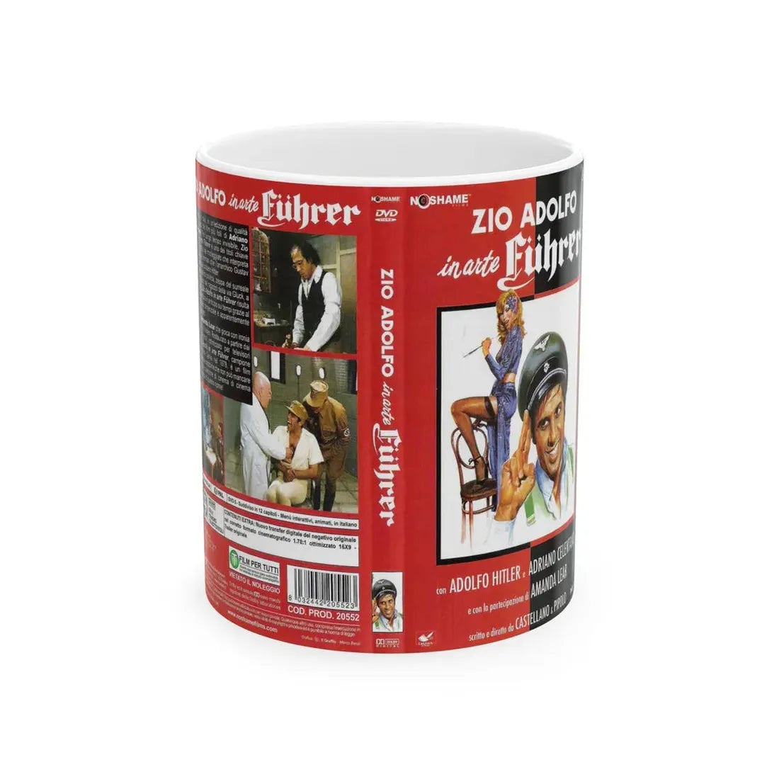 ZIO ADOLFO IN ARTE FUHRER (VHS COVER) - White Coffee Mug 11oz - Go Mug Yourself