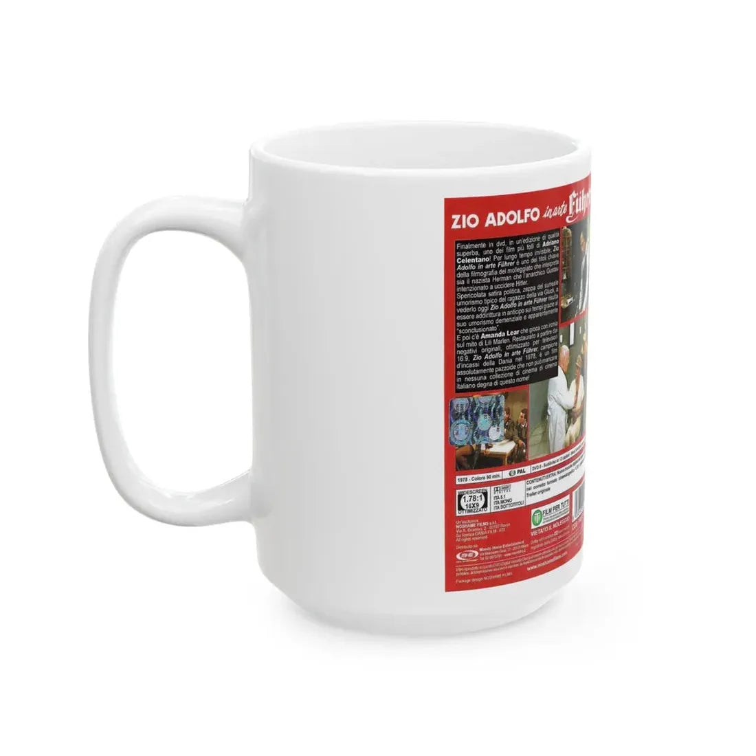 ZIO ADOLFO IN ARTE FUHRER (VHS COVER) - White Coffee Mug - Go Mug Yourself