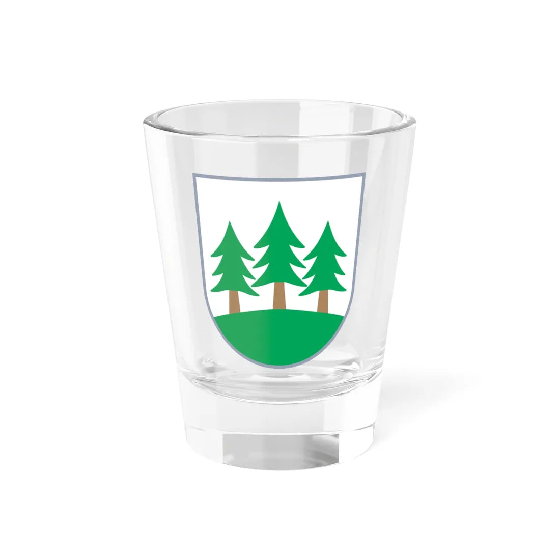 Znak Újezd nad Lesy (Czech Republic) (Coat of Arms) Shot Glass 1.5oz 1.5oz - Go Mug Yourself