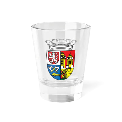 Znak mestske casti Praha 10 (Czech Republic) (Coat of Arms) Shot Glass 1.5oz 1.5oz - Go Mug Yourself