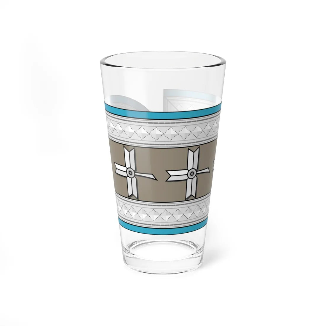 ZNDH Časnički namjesnik h (Croatia) (Military Rank) Pint Glass 16oz 16oz - Go Mug Yourself