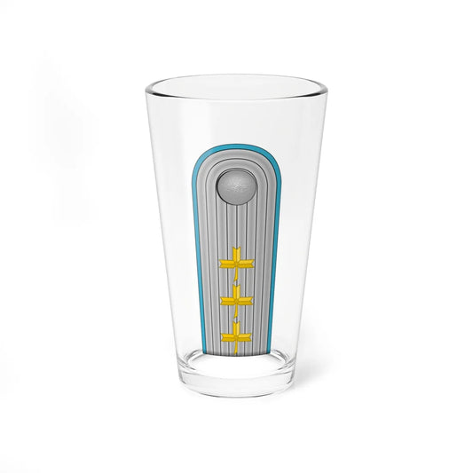 ZNDH satnik (Croatia) (Military Rank) Pint Glass 16oz 16oz - Go Mug Yourself