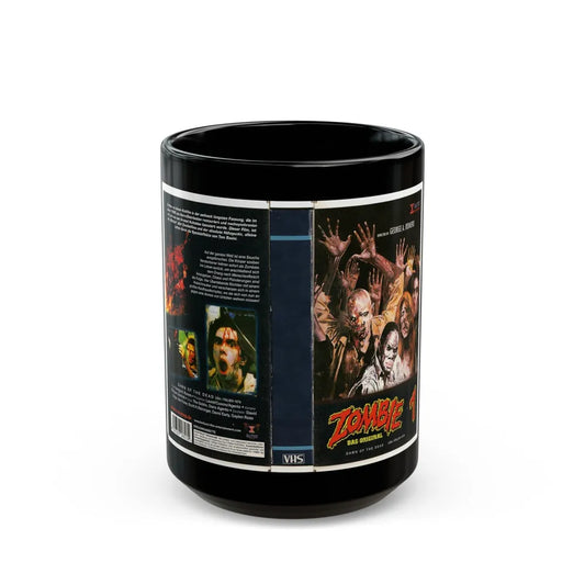 ZOMBIE 1 DAS ORIGINAL AUSTRIA (VHS COVER) - Black Coffee Mug-15oz-Go Mug Yourself