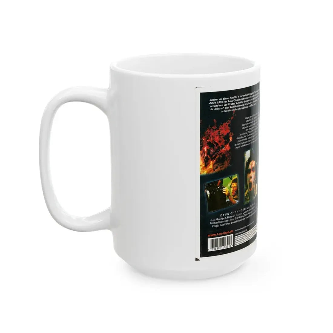 ZOMBIE 1 DAS ORIGINAL AUSTRIA (VHS COVER) - White Coffee Mug - Go Mug Yourself