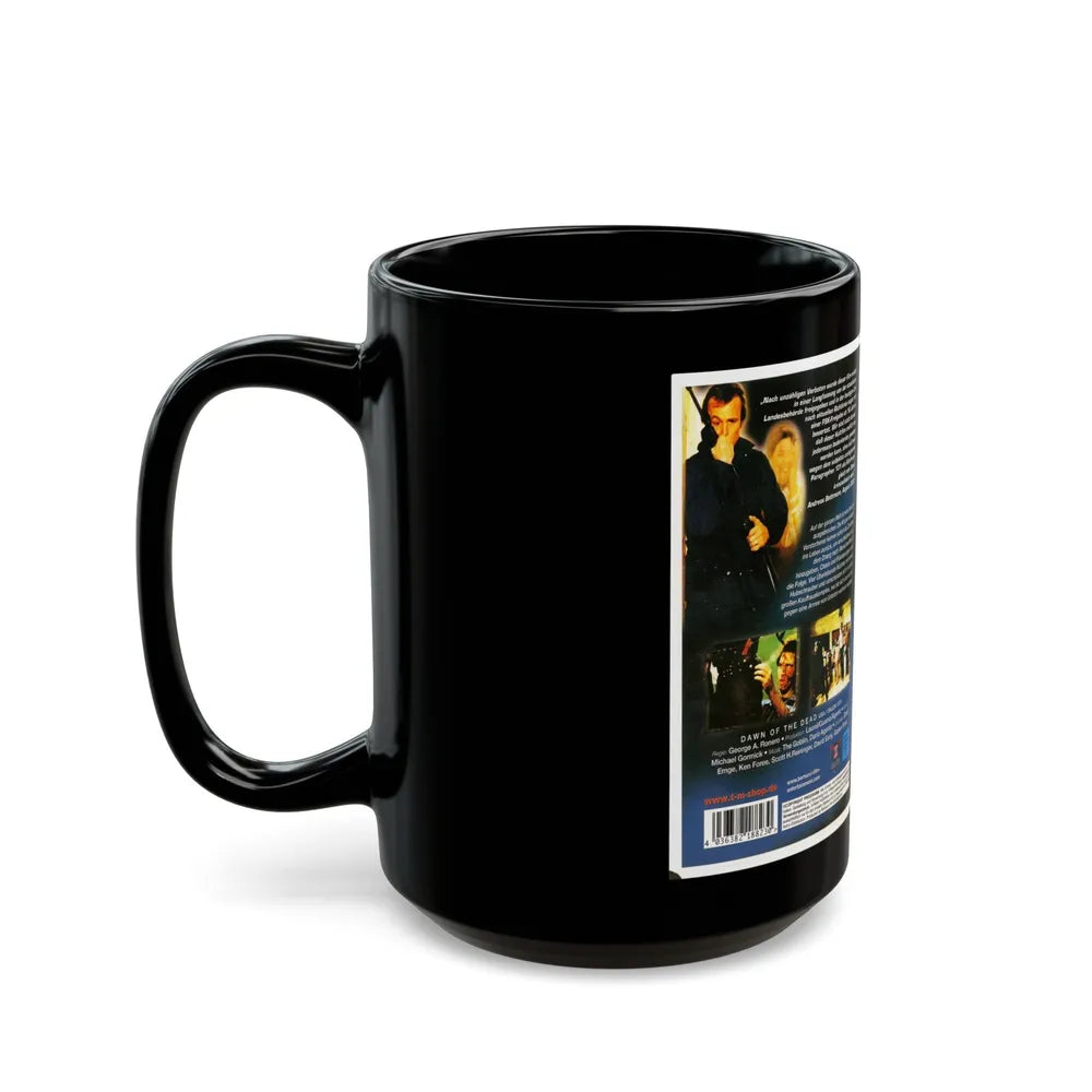 ZOMBIE 1 DAS ORIGINAL GERMANY (VHS COVER) - Black Coffee Mug-Go Mug Yourself