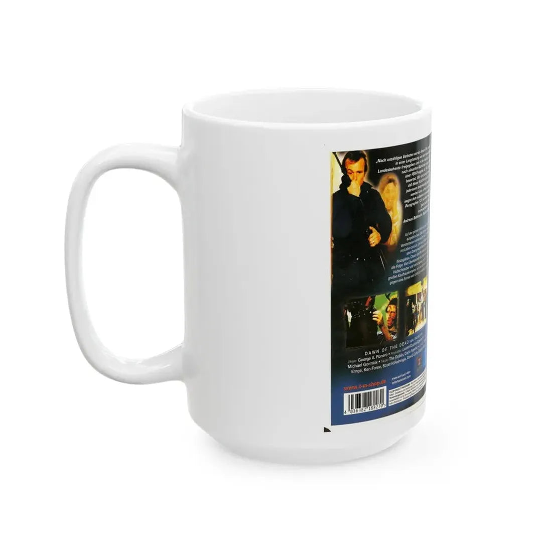 ZOMBIE 1 DAS ORIGINAL GERMANY (VHS COVER) - White Coffee Mug - Go Mug Yourself