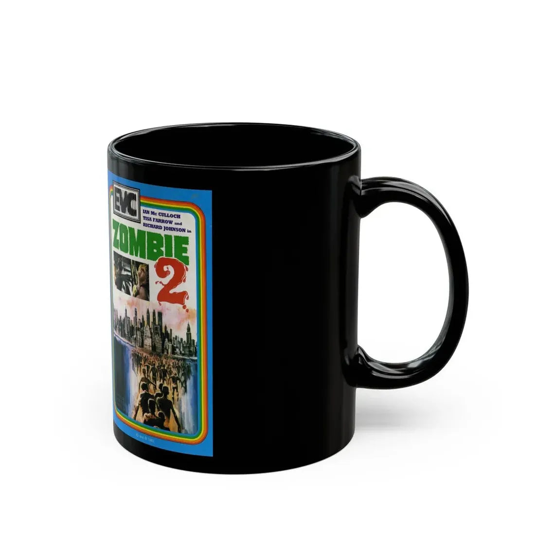 ZOMBIE 2 (VHS COVER) - Black Coffee Mug - Go Mug Yourself