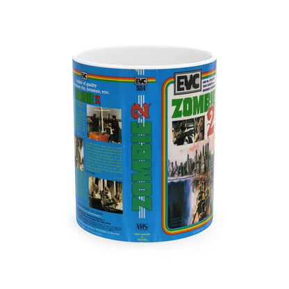 ZOMBIE 2 (VHS COVER) - White Coffee Mug-11oz-Go Mug Yourself