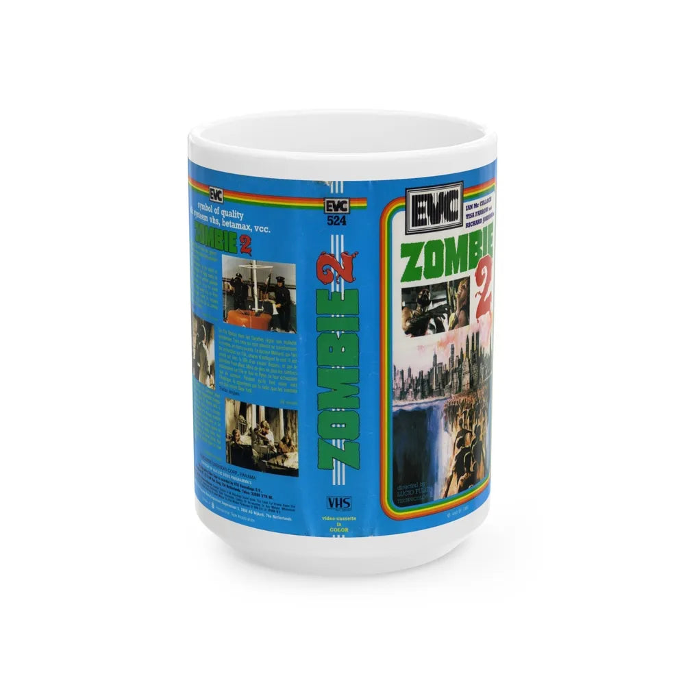 ZOMBIE 2 (VHS COVER) - White Coffee Mug-15oz-Go Mug Yourself