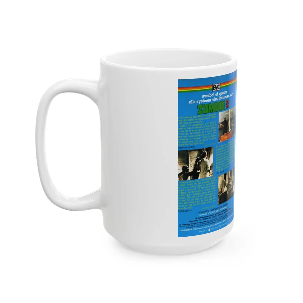 ZOMBIE 2 (VHS COVER) - White Coffee Mug-Go Mug Yourself