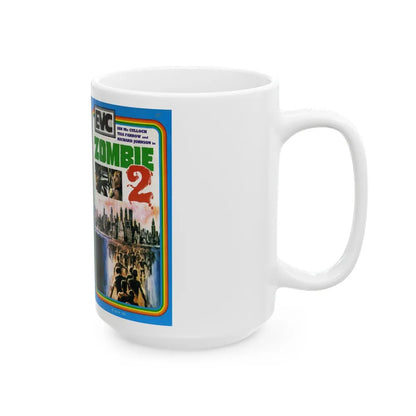 ZOMBIE 2 (VHS COVER) - White Coffee Mug-Go Mug Yourself