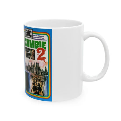 ZOMBIE 2 (VHS COVER) - White Coffee Mug-Go Mug Yourself