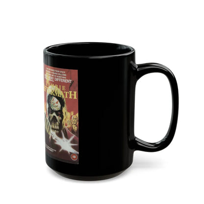 ZOMBIE AFTERMATH (VHS COVER) - Black Coffee Mug-Go Mug Yourself