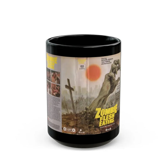 ZOMBIE FLESH EATERS VERSION2 (VHS COVER) - Black Coffee Mug 15oz - Go Mug Yourself